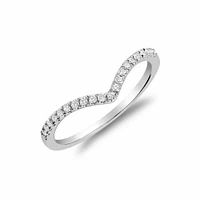 Diamond V Shape Fashion Ring Gold