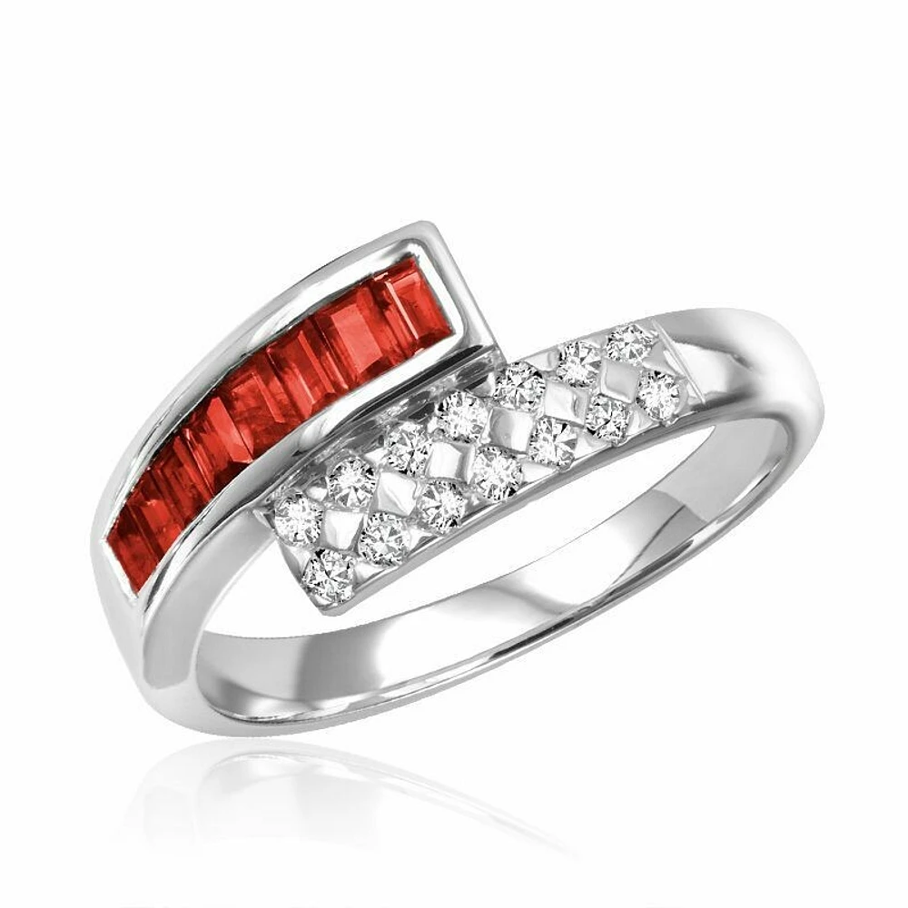 Bypass Ruby & Diamond Ring