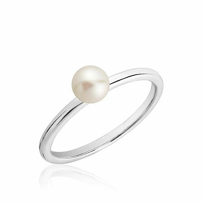 Cultured Freshwater Pearl Ring Gold