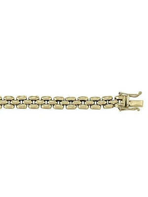 Yellow Gold Hollow Fancy Bracelet 14KT & 18KT