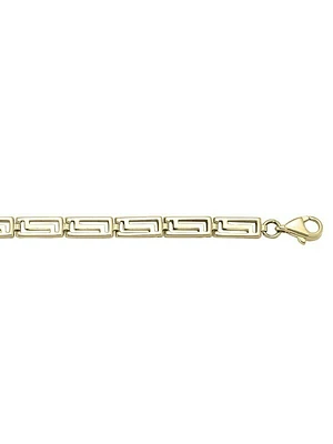 Yellow Gold Hollow Fancy Bracelet 14KT