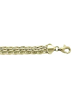 Yellow Gold Hollow Weave Link 10KT