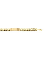 Yellow Gold Solid ID Bracelet 10KT