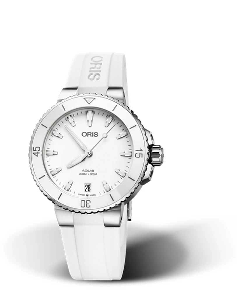 Oris Aquis Date White Dial 37MM Automatic