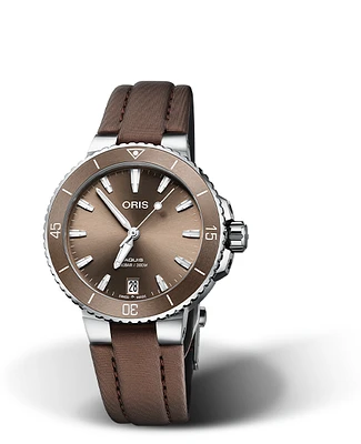 Oris Aquis Date Brown Dial 37MM Automatic