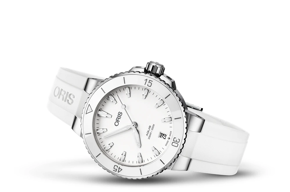 Oris Aquis Date White Dial 37MM Automatic