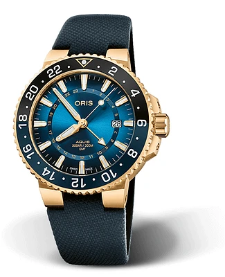 Oris Carysfort Reef Gold Limited Edition Blue Dial 44MM Automatic