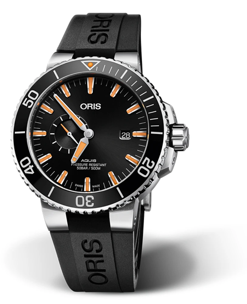 Oris Aquis Small Second, Date Black Dial 46MM Automatic