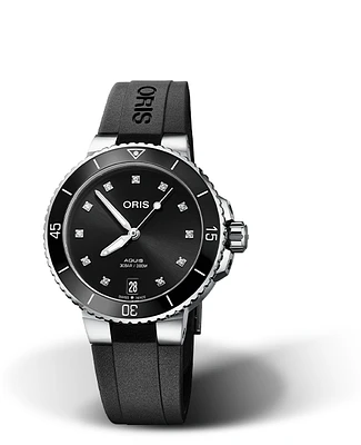Oris Aquis Date Diamonds Black Dial 37MM Automatic