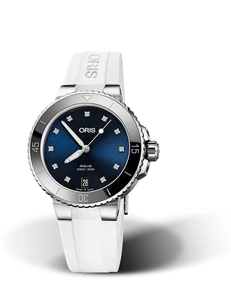 Oris Aquis Date Diamonds Blue Dial 37MM Automatic