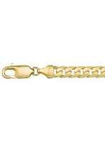 Yellow Gold Solid Domed Link 10KT, 14KT & 18KT