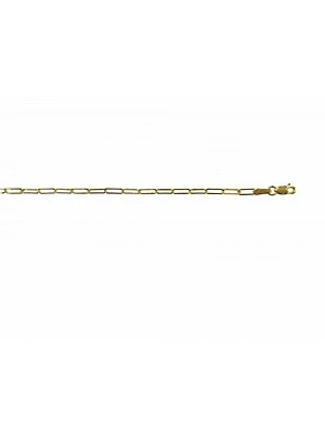 Yellow Gold Paper Clip Link 14KT