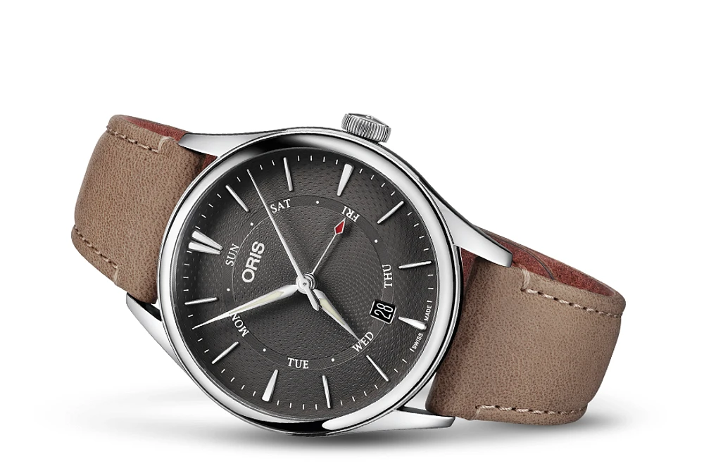 Oris Artelier Pointer Day Date Grey Dial 40MM Automatic