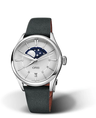 Oris Artelier Grande Lune, Date Silver Dial 36MM Automatic