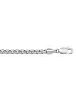 White Gold Hollow Box Link Bracelet 14KT & 18KT