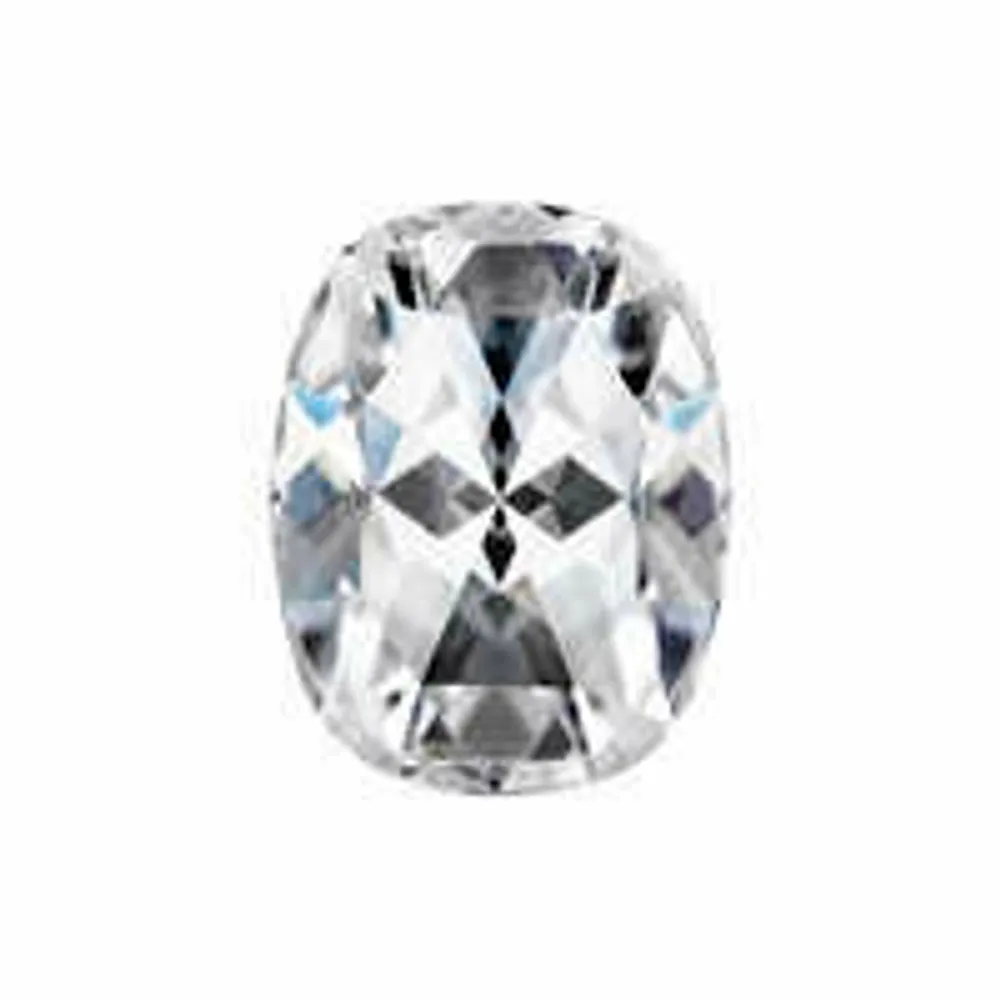 Forever One 0.89CTW Rectangular Cushion Rose Cut Moissanite