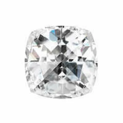 Forever One 0.57CTW Cushion Rose Cut Moissanite