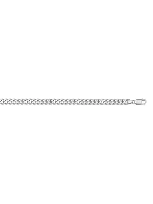 Gold Solid Flat Beveled Link Chain 10KT