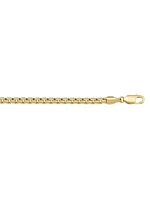 Yellow Gold Hollow Box Link Bracelet 10KT