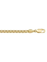 Yellow Gold Chain Hollow Box Link Chain 14KT & 18KT