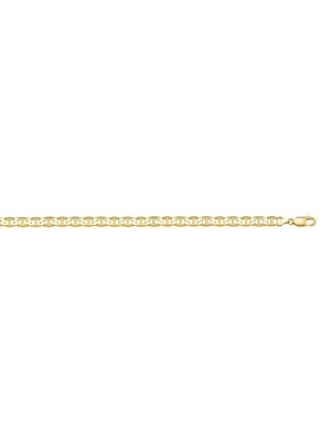 Yellow Gold Hollow Flat Anchor Link Bracelet 10KT