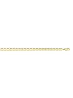 Yellow Gold Hollow Flat Anchor Link Bracelet 10KT