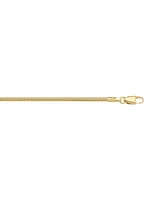 Yellow Gold Round Snake Link Chain 14KT & 18KT
