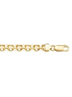 Yellow Gold Solid Bismark Link Chain 14KT