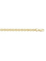 Yellow Gold Solid Bismark Link Chain 10KT