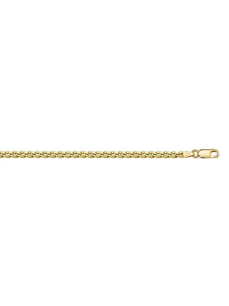 Yellow Gold Solid L.F. Link Chain 14KT & 18KT