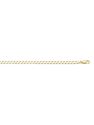 Yellow Gold Solid Squared Link Bracelet 10KT