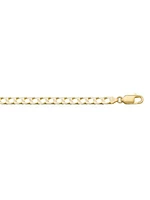 Yellow Gold Solid Squared Link Bracelet 10KT