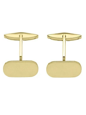 Yellow Gold Cufflinks 10KT