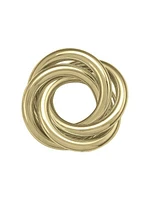 Gold Love Knot Stud Earring 14KT