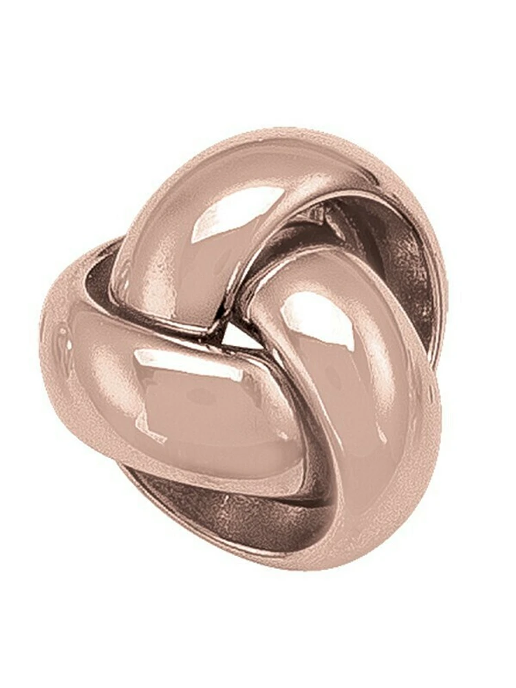 Gold Love Knot Stud Earring 14KT