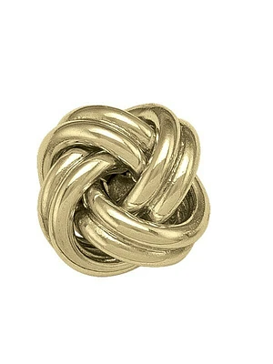 Yellow Gold Love Knot Stud Earring 10KT, 14KT & 18KT