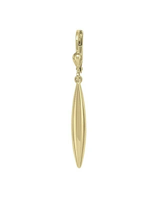 Yellow Gold High Polish Drop Earring 10KT