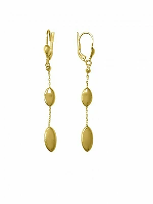 Yellow Gold Fancy Drop Earring 10KT