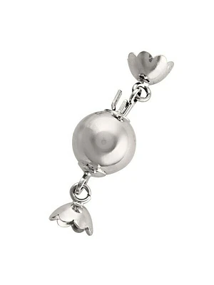 Gold 10mm Ball Pearl Clasp Finding 18KT