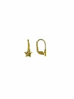 Gold Star Drop Earring 10KT