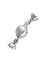 Gold 8mm Ball Pearl Clasp Finding 18KT