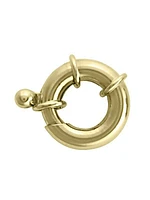 Fancy Gold Spring Ring Clasp Finding 14KT & 18KT