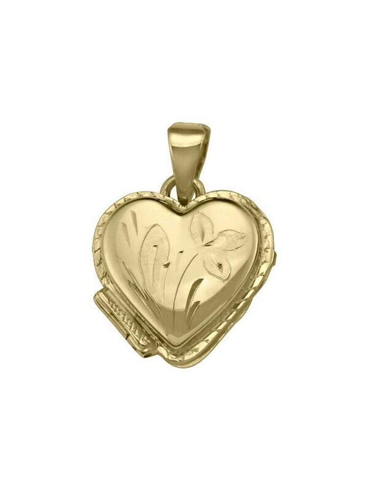 Yellow Gold Heart Locket 10KT