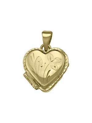 Yellow Gold Heart Locket 10KT