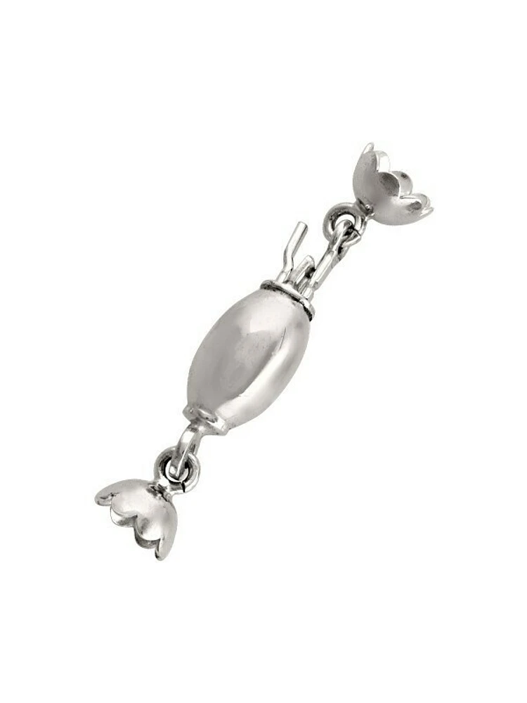 Gold Fancy Pearl Clasp Finding 18KT