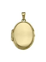 Yellow Gold Oval Locket 14KT & 18KT