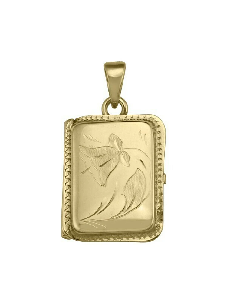 Yellow Gold Rectangular Locket 10KT