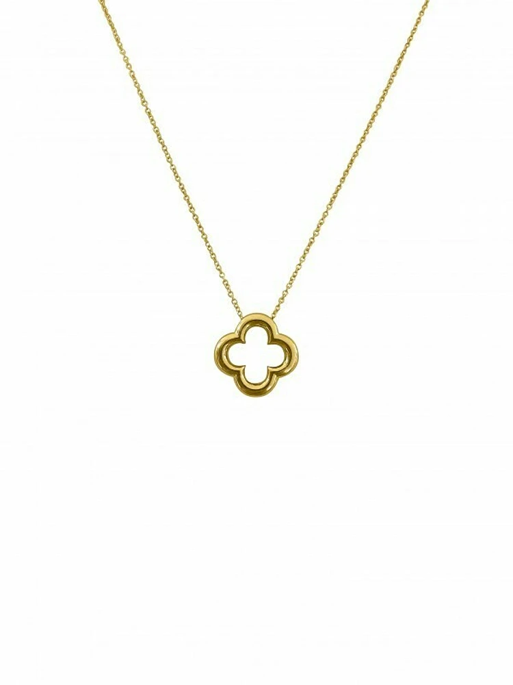 Gold Clover Necklace 14KT