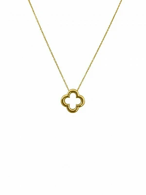 Gold Clover Necklace 14KT