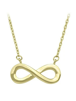 Yellow Gold Infinity Necklace 10KT